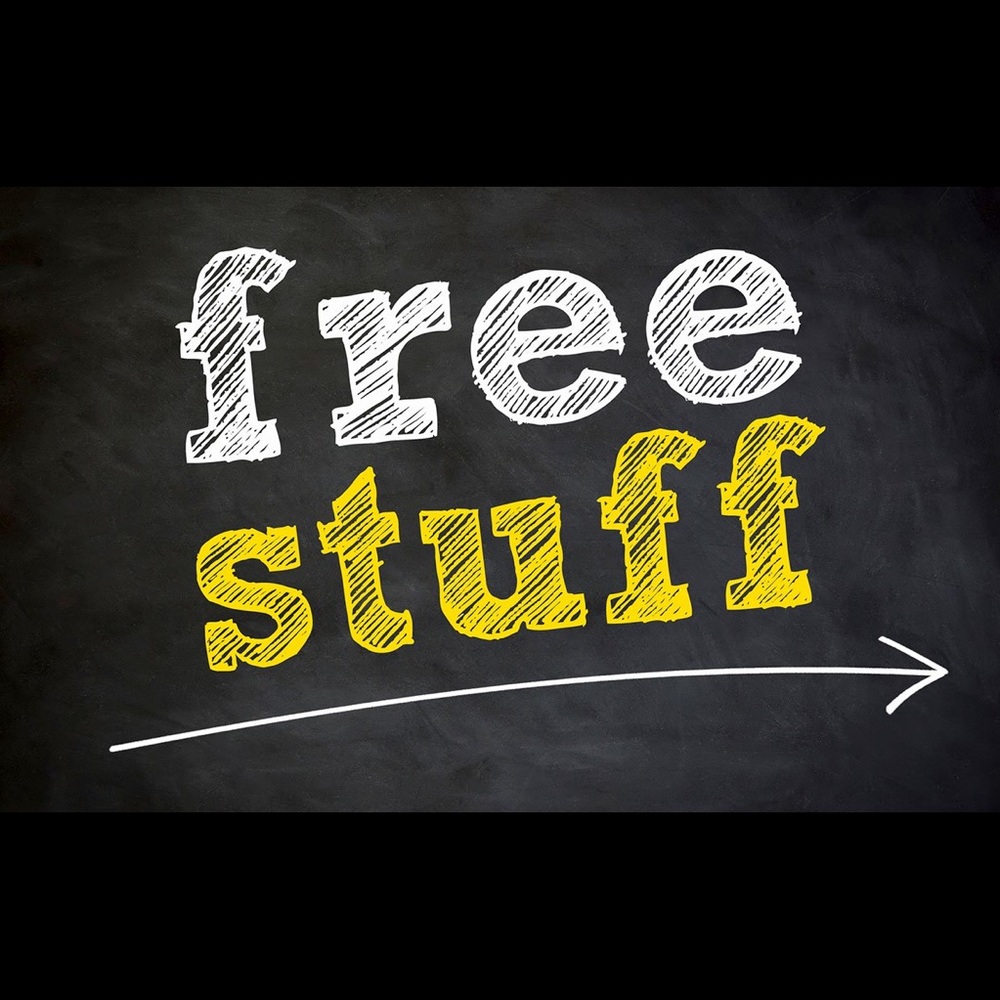 Freebies with select items and bundles